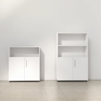 Acheter BLAN Armoire de bureau Portes Battantes